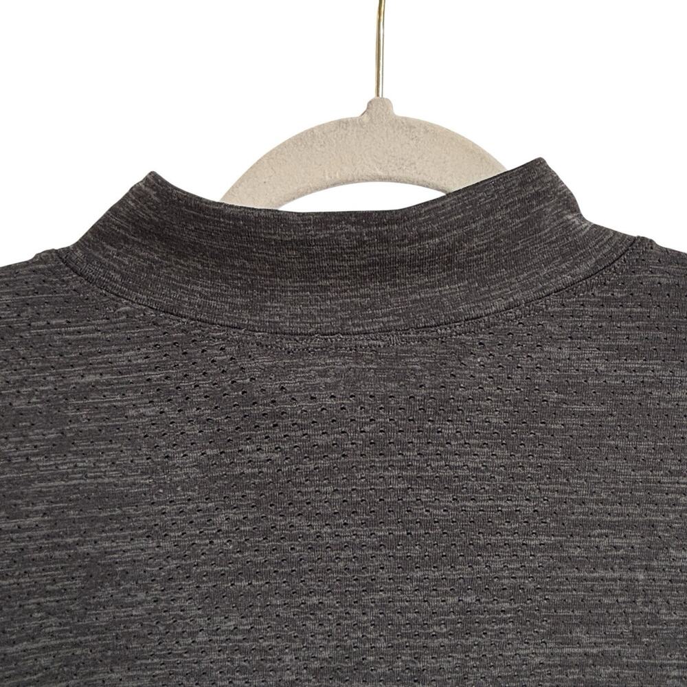 Lululemon Shirt Sz XL 1/2 Zip Charcoal Performance Long Sleeve Pullover. Co Logo - Picture 7 of 14